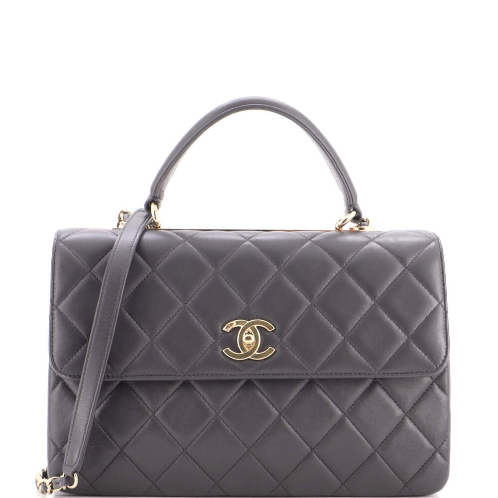 Chanel Medium Trendy CC Top Handle Bag Quilted Lambskin